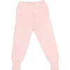 Ruffle Back Elastic Waist Jogger Pants, Blush - Pants - 5 - thumbnail