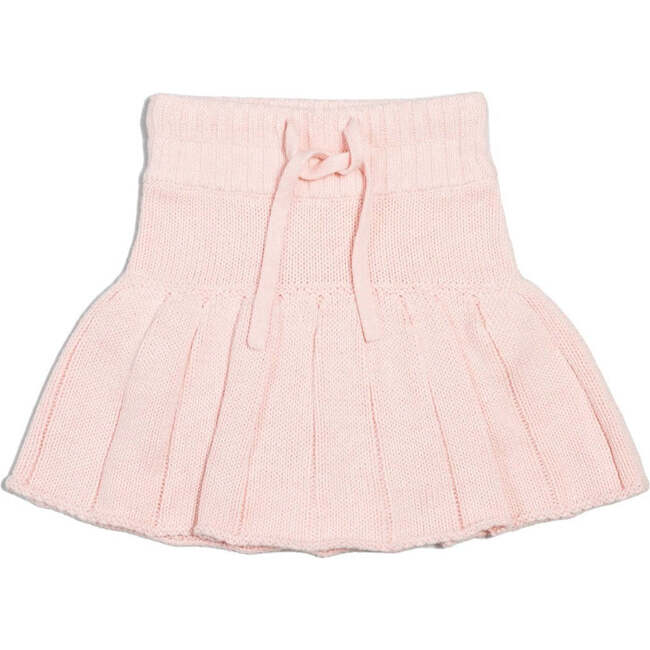 Tennis Built-In Short Elastic Waist Drawstring Skirt, Blush - Skirts - 1