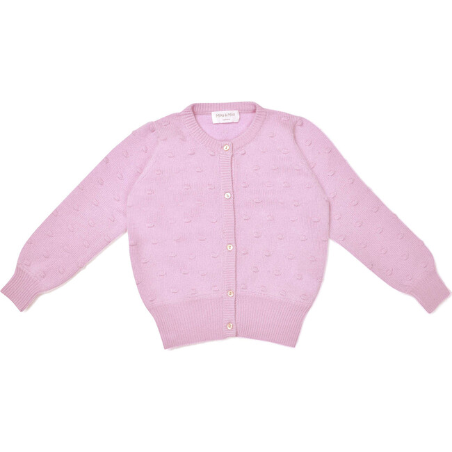 Bobble Cardigan, Blossom Pink