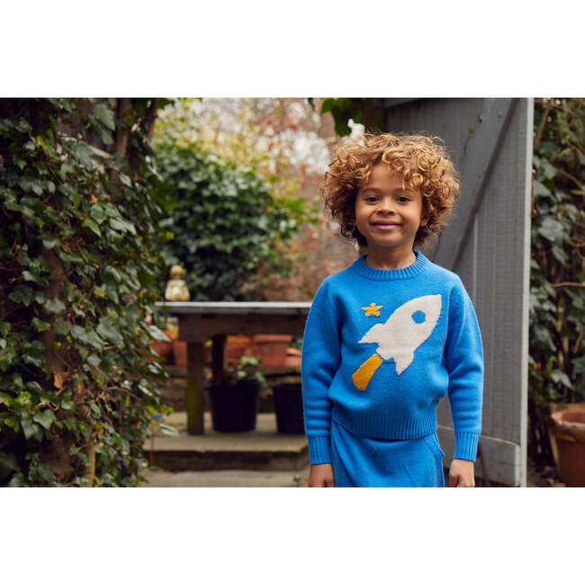 Rocket Jumper, Blue - Sweaters - 5