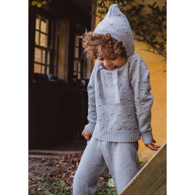 Bobble Jumper, Grey - Sweaters - 2