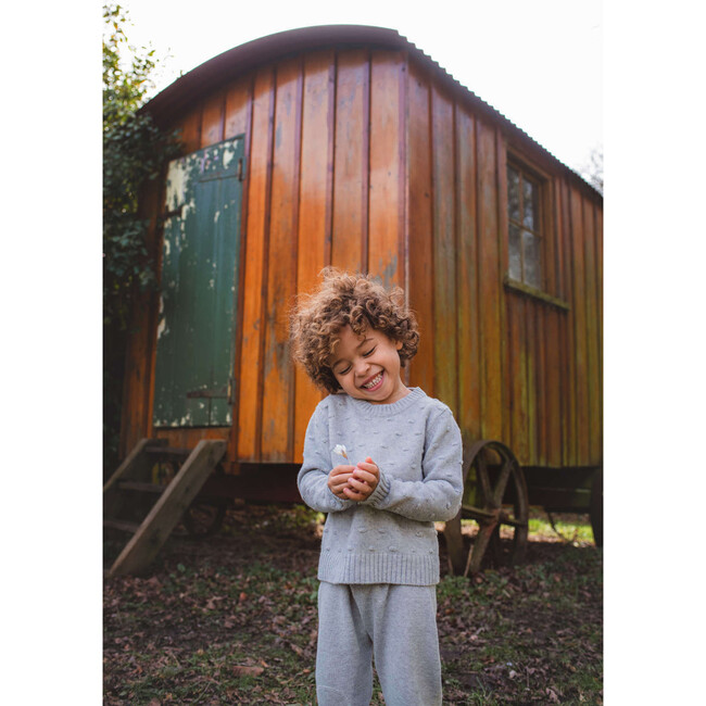 Bobble Jumper, Grey - Sweaters - 6