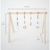 Wooden Baby Gym, White - Playmats - 6 - thumbnail