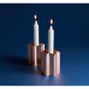 Candle Holders, Rose Gold - Menorahs & Candles - 3
