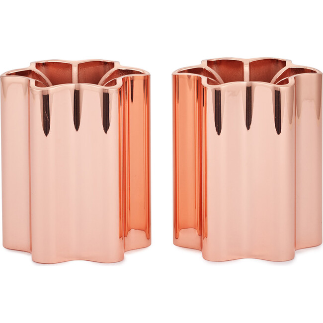 Candle Holders, Rose Gold - Menorahs & Candles - 5