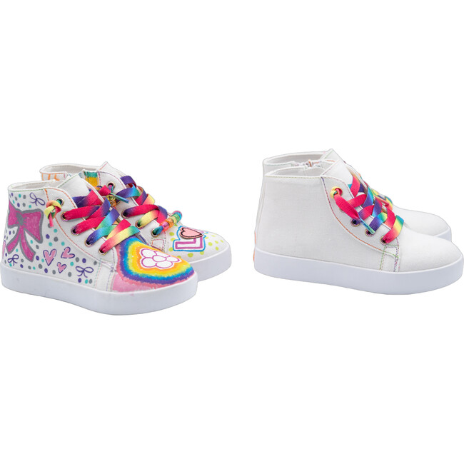 Custom Kicks Box, High Top - Sneakers - 7