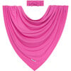 Solid Ribbed Posh Violet Infant Swaddle and Headwrap Set - Swaddles - 1 - thumbnail