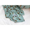Spring Bee Swaddle And Beanie Set, Pastel Green - Swaddles - 2 - thumbnail