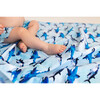 Sharks Beach Towel, Medium Blue - Towels - 4