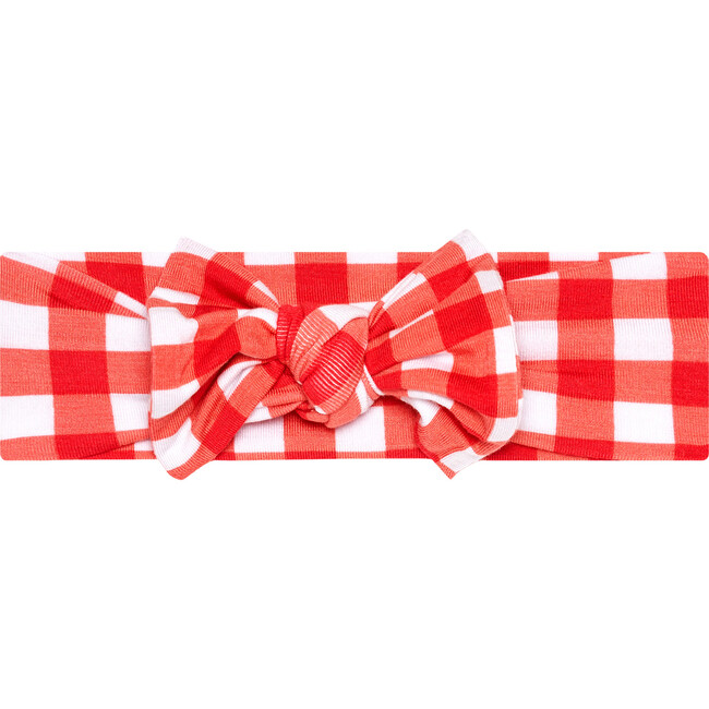 Polly Infant Headwrap, Pastel Red - Hair Accessories - 1