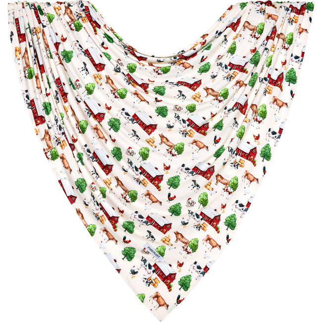 Nashville Infant Swaddle And Beanie Set, Beige - Mixed Accessories Set - 2