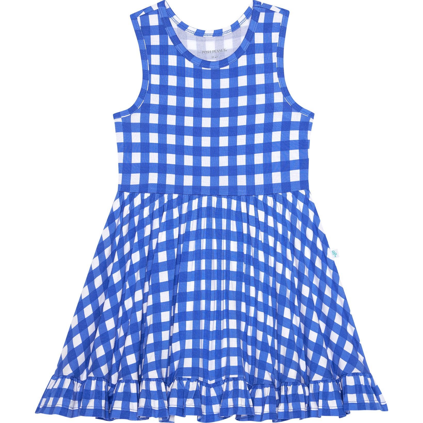 blue dress for baby girl Fresh Mint Blue Hi-Lo Super Soft Cotton Dress