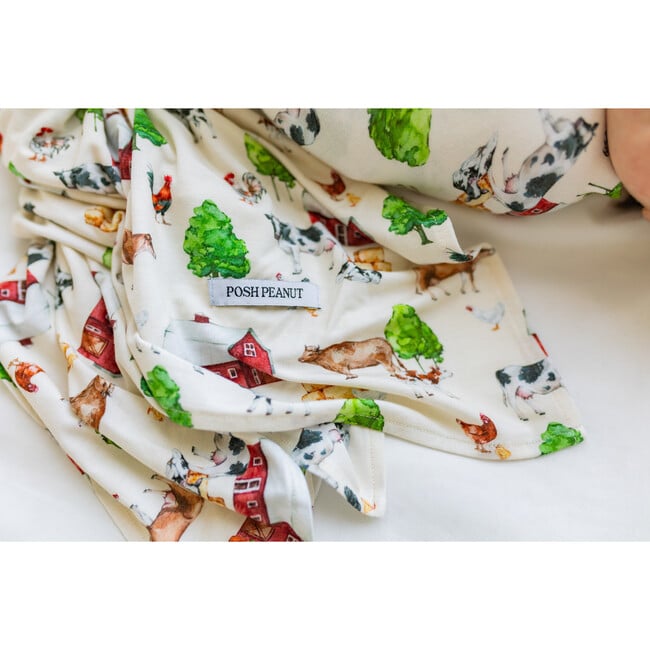 Nashville Infant Swaddle And Beanie Set, Beige - Mixed Accessories Set - 5