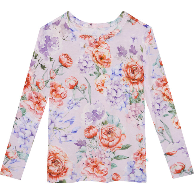 Joaquina Long Sleeve Basic Pajama, Purple - Pajamas - 2