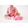 Chantria Ruffled Zippered One-Piece Footie, Bright Pink - Footie Pajamas - 6