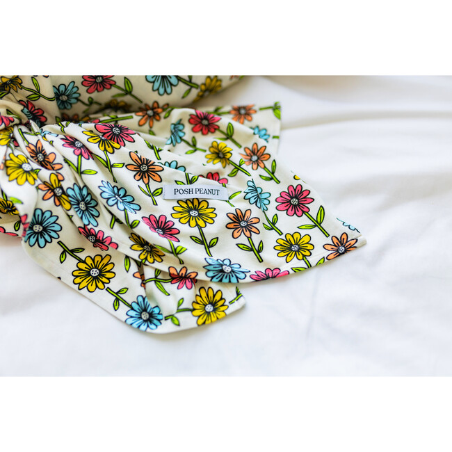 Maya Lynn Infant Swaddle And Headwrap Set, Beige - Mixed Accessories Set - 4