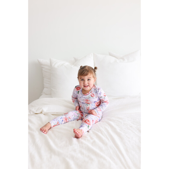 Joaquina Long Sleeve Basic Pajama, Purple - Pajamas - 7