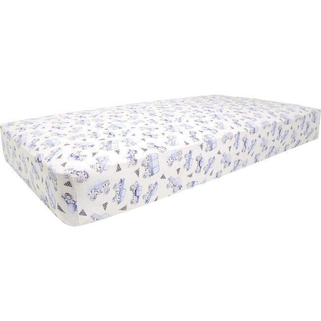 Franklin Crib Sheet, Beige - Crib Sheets - 1