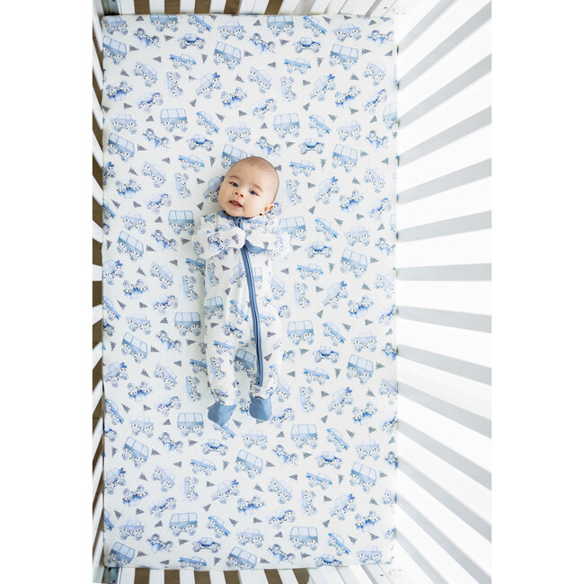 Franklin Crib Sheet, Beige - Crib Sheets - 3