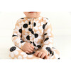 Reagan Footie Ruffled Zippered One Piece, Beige - Footie Pajamas - 5