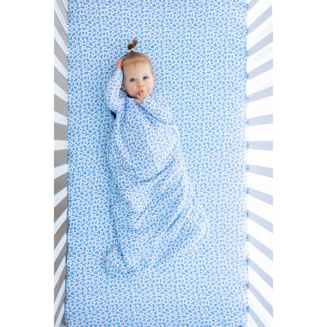 Andina Crib Sheet, White - Crib Sheets - 5