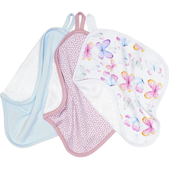 Noemi 3-Piece Wash Cloth, White - Towels - 2