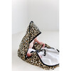 Ruffled Hooded Towel, Lana Leopard Tan - Towels - 4