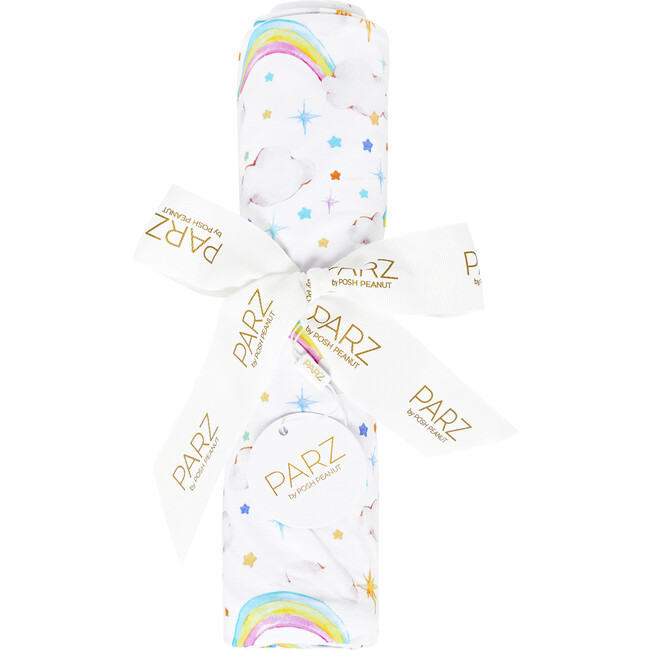 Nicky Swaddle, White - Swaddles - 3