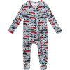 Miles Footie Zippered One Piece - Footie Pajamas - 1 - thumbnail
