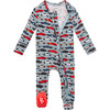 Miles Footie Zippered One Piece - Footie Pajamas - 2