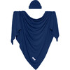 Infant Swaddle and Beanie Set, Sailor Blue - Mixed Accessories Set - 1 - thumbnail
