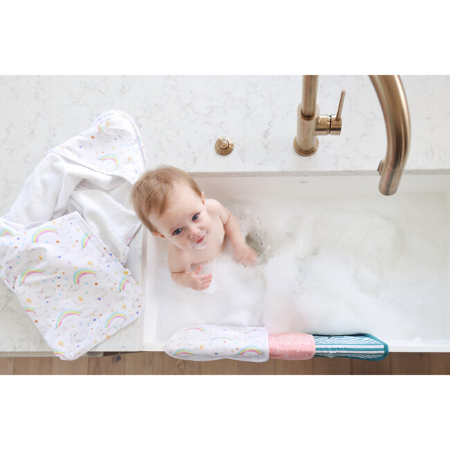 Nicky 3-Piece Wash Cloth, White - Towels - 4