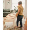 Kids Wooden XL Rocker & Climber Play Arch, Natural - Developmental Toys - 2 - thumbnail