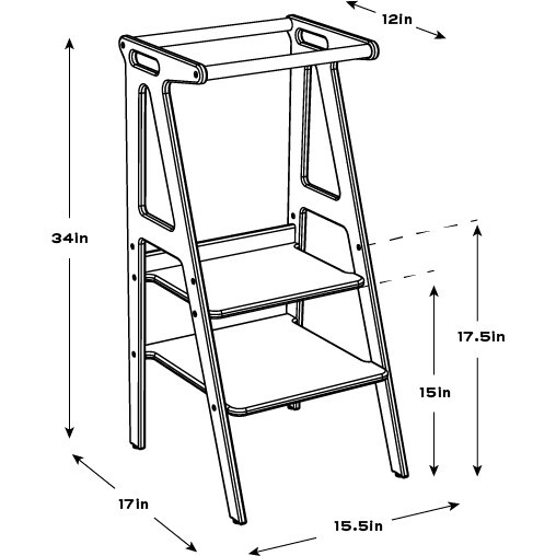 PlayTower, Natural - Kids Seating - 7