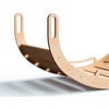 Kids Wooden XL Rocker & Climber Play Arch, Natural - Developmental Toys - 4 - thumbnail
