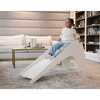 Toddler Wooden Slide Play Ramp, White - Developmental Toys - 4 - thumbnail