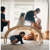 Kids Wooden XL Rocker & Climber Play Arch, Natural - Developmental Toys - 8 - thumbnail