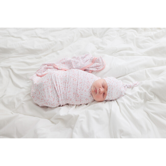 Alexandria Swaddle, White - Swaddles - 5