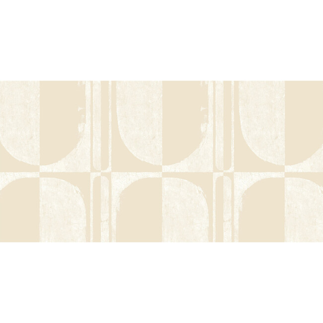 The Cloisters Panel Set 5-Yard Wallpaper, Warm White