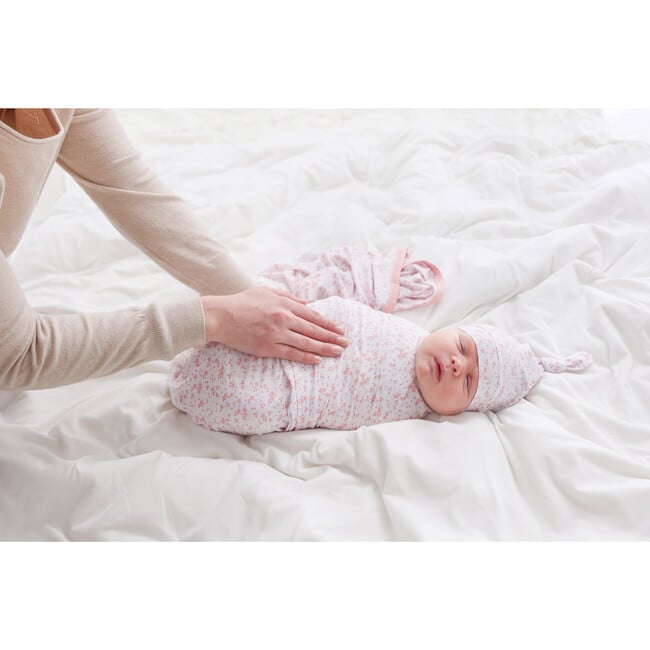 Alexandria Swaddle, White - Swaddles - 8