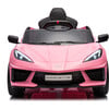 12V Chevrolet Corvette C8 1-Seater Kids Ride-On Car (Pink) - Ride-Ons - 4 - thumbnail