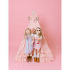 Eloise Play Tent, Blush/Red Swiss Dot - Play Tents - 2 - thumbnail