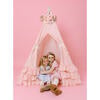 Eloise Play Tent, Blush/Red Swiss Dot - Play Tents - 6 - thumbnail