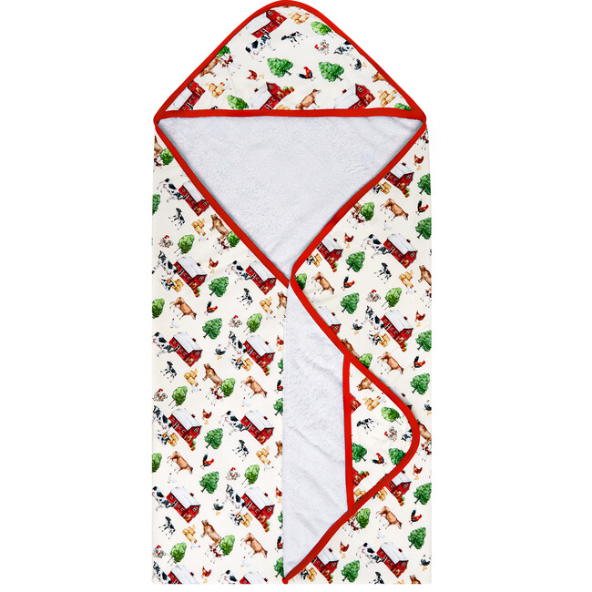 Nashville Hooded Towel, Beige - Bath Towels - 1