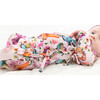 Watercolor Butterfly Tie Front Ruffled Kimono, Pink - Pajamas - 5 - thumbnail