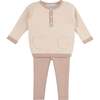 Henley Knit Set Mauve - Mixed Apparel Set - 1 - thumbnail