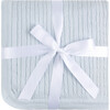 Cable Knit Blanket Blue - Blankets - 1 - thumbnail