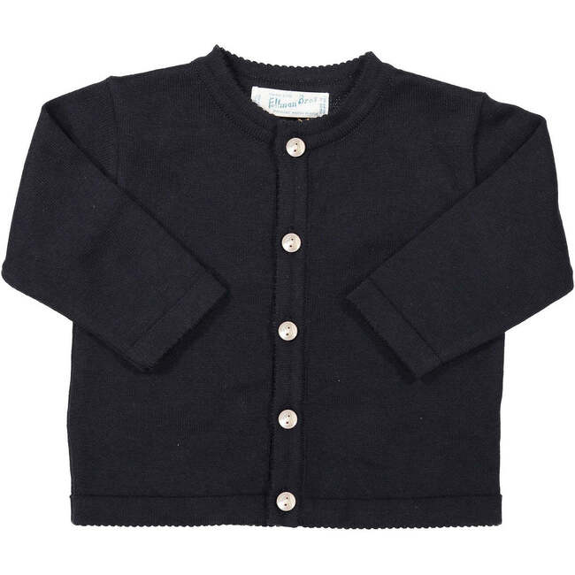 Classic Knit Cardigan Navy