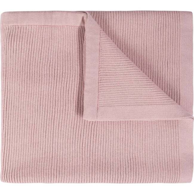 Ribbed Knit Blanket Mauve
