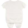 Boys Pointelle Knit Set Ivory - Mixed Apparel Set - 2